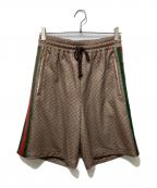 GUCCIグッチ）の古着「GG Technical Jersey Shorts」｜ベージュ