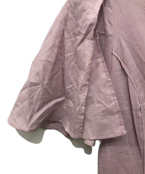 FRAY ID（フレイ アイディー）FRAY ID (フレイ アイディー) カシュクールウエストリボンワンピース ピンク サイズ:1 未使用品の古着・服飾アイテム