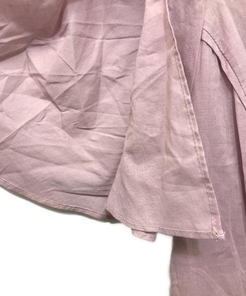 FRAY ID（フレイ アイディー）FRAY ID (フレイ アイディー) カシュクールウエストリボンワンピース ピンク サイズ:1 未使用品の古着・服飾アイテム