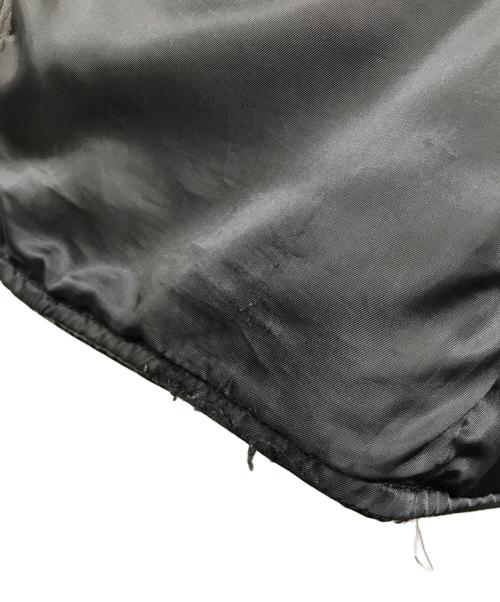 COOTIE PRODUCTIONS（クーティープロダクツ）COOTIE PRODUCTIONS (クーティープロダクツ) レザーベスト ブラック サイズ:Mの古着・服飾アイテム