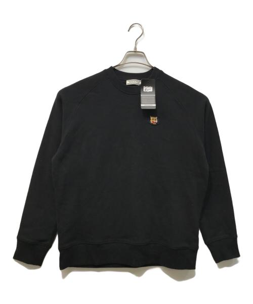 Onitsuka Tiger（オニツカタイガー）Onitsuka Tiger (オニツカタイガー) クルーネックスウェット ブラック サイズ:S 未使用品の古着・服飾アイテム