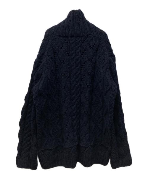 Yohji Yamamoto pour homme（ヨウジヤマモト プールオム）Yohji Yamamoto pour homme (ヨウジヤマモト プールオム) タートルネックニット ブラック サイズ:3の古着・服飾アイテム