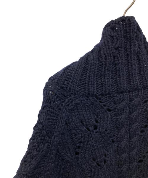 Yohji Yamamoto pour homme（ヨウジヤマモト プールオム）Yohji Yamamoto pour homme (ヨウジヤマモト プールオム) タートルネックニット ブラック サイズ:3の古着・服飾アイテム