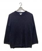 Yohji Yamamoto pour hommeヨウジヤマモト プールオム）の古着「リネン混ニット」｜ブラック
