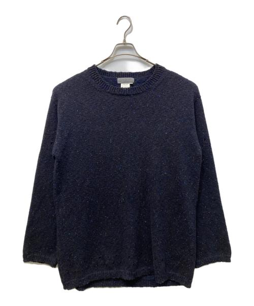 Yohji Yamamoto pour homme（ヨウジヤマモト プールオム）Yohji Yamamoto pour homme (ヨウジヤマモト プールオム) リネン混ニット ブラック サイズ:3の古着・服飾アイテム