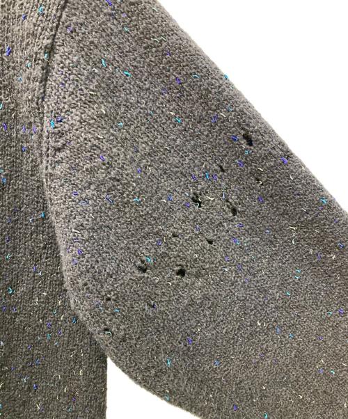 Yohji Yamamoto pour homme（ヨウジヤマモト プールオム）Yohji Yamamoto pour homme (ヨウジヤマモト プールオム) リネン混ニット ブラック サイズ:3の古着・服飾アイテム