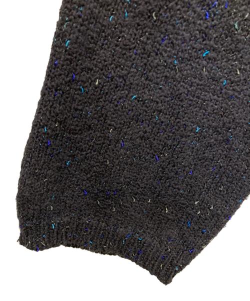 Yohji Yamamoto pour homme（ヨウジヤマモト プールオム）Yohji Yamamoto pour homme (ヨウジヤマモト プールオム) リネン混ニット ブラック サイズ:3の古着・服飾アイテム