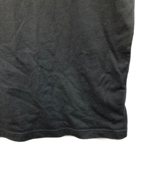 Yohji Yamamoto pour homme（ヨウジヤマモト プールオム）Yohji Yamamoto pour homme (ヨウジヤマモト プールオム) New Era (ニューエラ) コラボロゴ刺繍Tシャツ ブラック サイズ:XLの古着・服飾アイテム