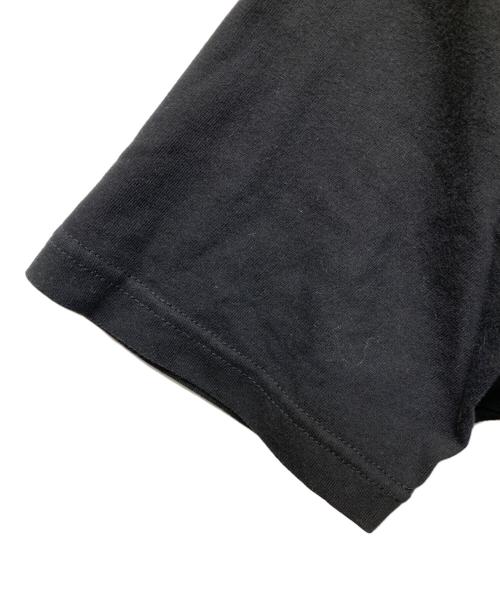 Yohji Yamamoto pour homme（ヨウジヤマモト プールオム）Yohji Yamamoto pour homme (ヨウジヤマモト プールオム) New Era (ニューエラ) コラボロゴ刺繍Tシャツ ブラック サイズ:XLの古着・服飾アイテム