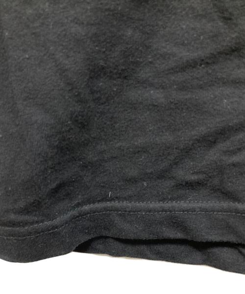 Yohji Yamamoto pour homme（ヨウジヤマモト プールオム）Yohji Yamamoto pour homme (ヨウジヤマモト プールオム) New Era (ニューエラ) コラボロゴ刺繍Tシャツ ブラック サイズ:XLの古着・服飾アイテム