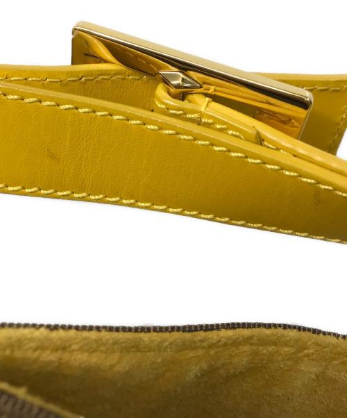 FENDI（フェンディ）FENDI (フェンディ) ズッカ柄ワンショルダーバッグ ブラウン×イエローの古着・服飾アイテム