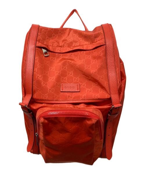 GUCCI（グッチ）GUCCI (グッチ) GGナイロンデイパック レッドの古着・服飾アイテム