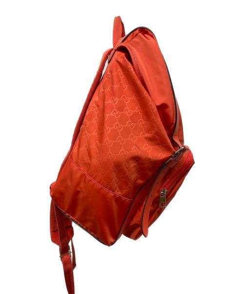 GUCCI（グッチ）GUCCI (グッチ) GGナイロンデイパック レッドの古着・服飾アイテム