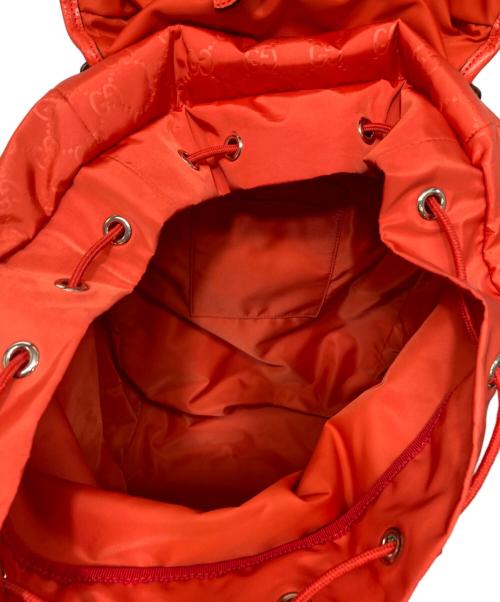 GUCCI（グッチ）GUCCI (グッチ) GGナイロンデイパック レッドの古着・服飾アイテム