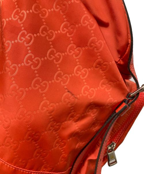 GUCCI（グッチ）GUCCI (グッチ) GGナイロンデイパック レッドの古着・服飾アイテム