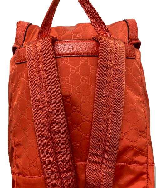 GUCCI（グッチ）GUCCI (グッチ) GGナイロンデイパック レッドの古着・服飾アイテム
