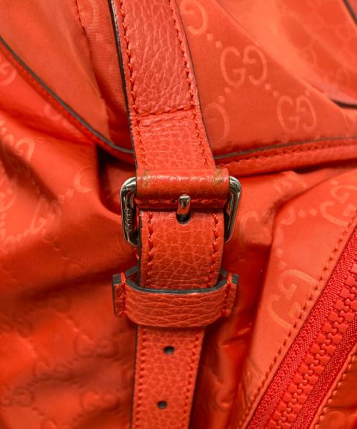 GUCCI（グッチ）GUCCI (グッチ) GGナイロンデイパック レッドの古着・服飾アイテム