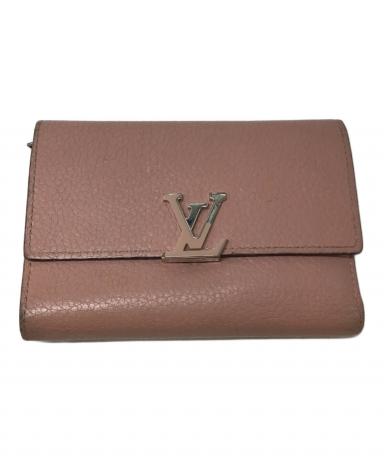 中古・古着通販】LOUIS VUITTON (ルイ ヴィトン) 3つ折り財布 ピンク