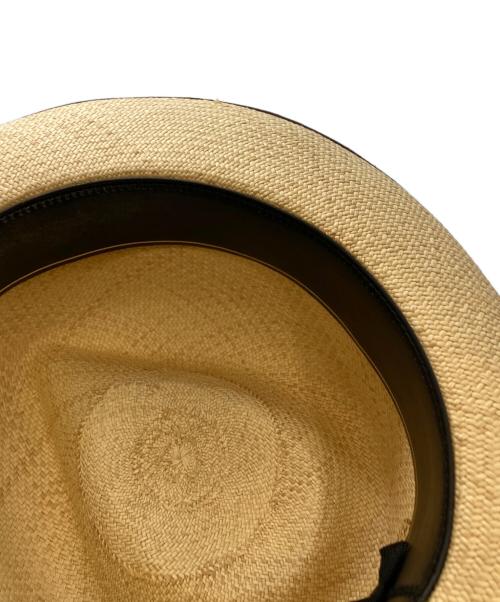 THE H.W.DOG&CO.（エイチダブリュードッグアンドコー）THE H.W.DOG&CO. (エイチダブリュードッグアンドコー) ストローハット ベージュの古着・服飾アイテム