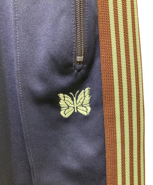 Needles（ニードルズ）Needles (ニードルズ) STUDIOUS (ステュディオス) 別注Track Pant NARROW ネイビー×ブラウン サイズ:XSの古着・服飾アイテム