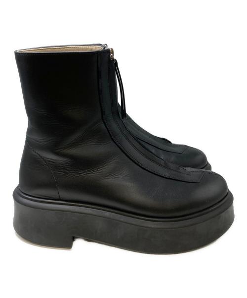 THE ROW（ザ ロウ）THE ROW (ザ ロウ) ZIPPED BOOT I ブラック サイズ:38の古着・服飾アイテム