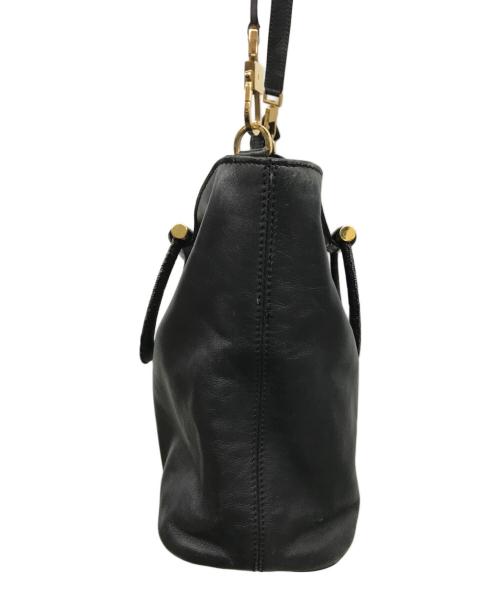 CELINE（セリーヌ）CELINE (セリーヌ) サークルハンドル2WAYバッグ ブラックの古着・服飾アイテム