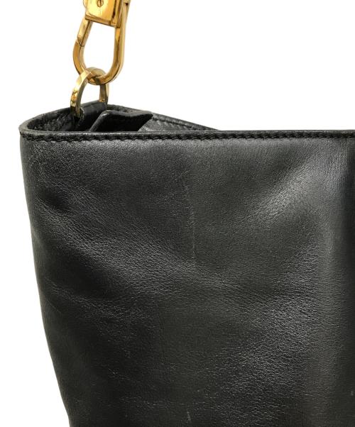 CELINE（セリーヌ）CELINE (セリーヌ) サークルハンドル2WAYバッグ ブラックの古着・服飾アイテム