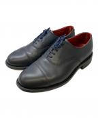 SANDERSサンダース）の古着「キャップオックスフォードシューズ」｜ネイビー