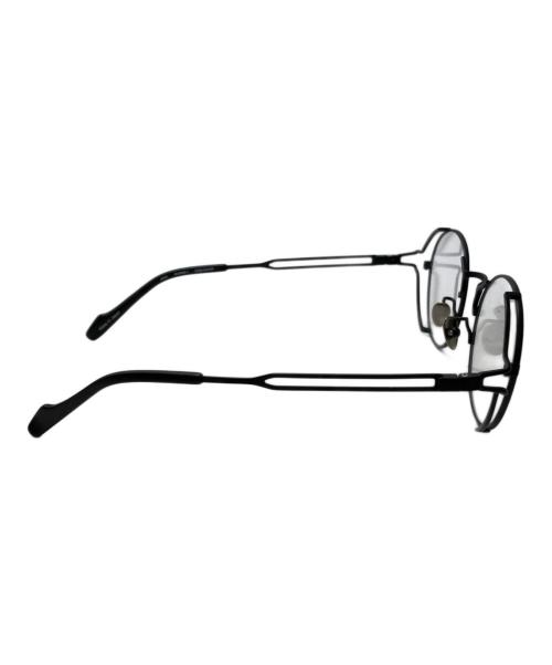 YOHJI YAMAMOTO（ヨウジヤマモト）YOHJI YAMAMOTO (ヨウジヤマモト) コンビネーションフレームサングラス ブラック サイズ:49□21-137の古着・服飾アイテム