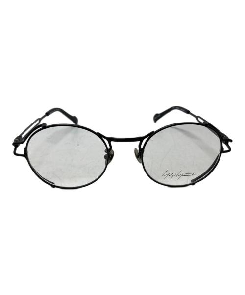 YOHJI YAMAMOTO（ヨウジヤマモト）YOHJI YAMAMOTO (ヨウジヤマモト) コンビネーションフレームサングラス ブラック サイズ:49□21-137の古着・服飾アイテム