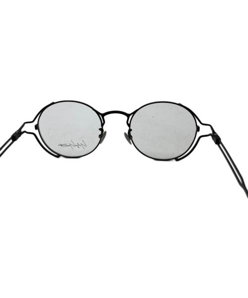 YOHJI YAMAMOTO（ヨウジヤマモト）YOHJI YAMAMOTO (ヨウジヤマモト) コンビネーションフレームサングラス ブラック サイズ:49□21-137の古着・服飾アイテム