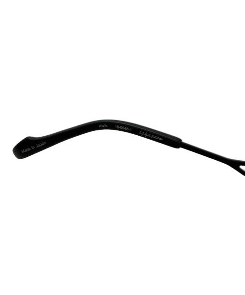 YOHJI YAMAMOTO（ヨウジヤマモト）YOHJI YAMAMOTO (ヨウジヤマモト) コンビネーションフレームサングラス ブラック サイズ:49□21-137の古着・服飾アイテム