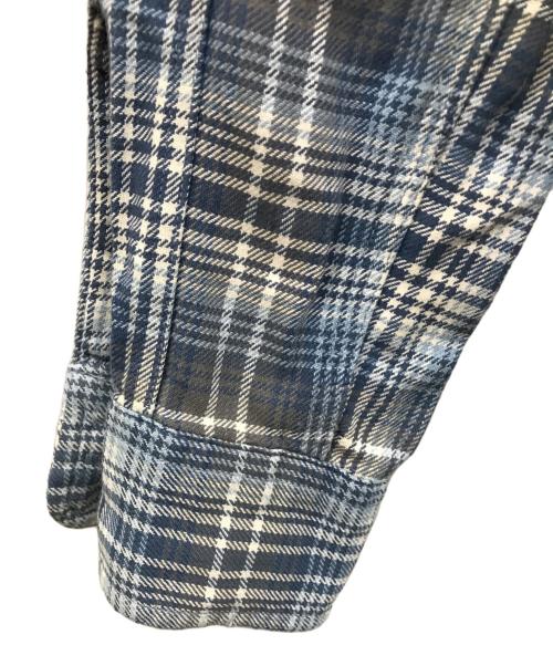 RRL（ダブルアールエル）RRL (ダブルアールエル) チェックシャツ ブルー サイズ:XSの古着・服飾アイテム
