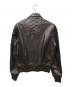 SAN DIEGO LEATHER (サンディエゴレザー) A-2タイプ レザーフライトジャケット ブラウン サイズ:38：20000円