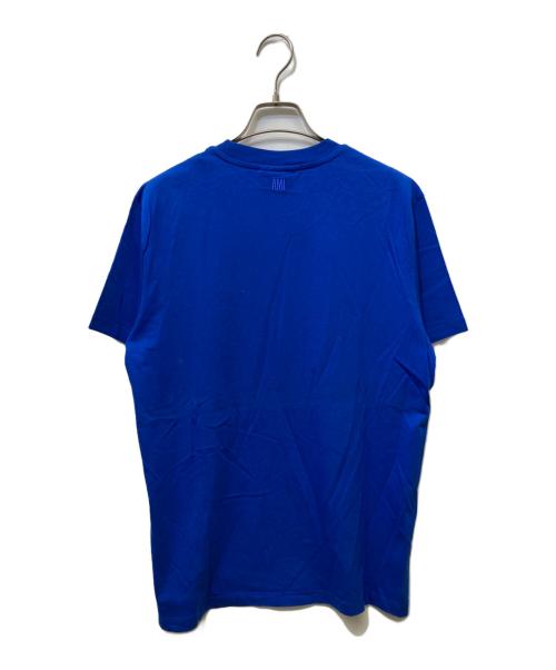 AMI Alexandre Mattiussi（アミアレクサンドルマテュッシ）AMI Alexandre Mattiussi (アミアレクサンドルマテュッシ) コットンジャージー Tシャツ ブルー サイズ:Mの古着・服飾アイテム