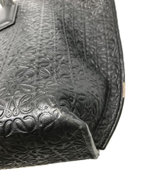 LOEWE（ロエベ）LOEWE (ロエベ) リピートアナグラム Tショッパー トートバッグ ブラックの古着・服飾アイテム