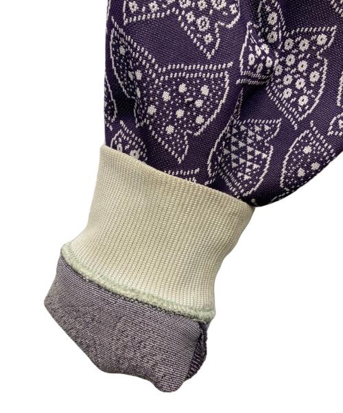 Needles（ニードルズ）Needles (ニードルズ) RIB COLLAR TRACK JACKET パープル×グレー サイズ:Mの古着・服飾アイテム