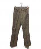 LEVI'Sリーバイス）の古着「スタプレ ジャガードパンツ」｜ブラウン×ベージュ