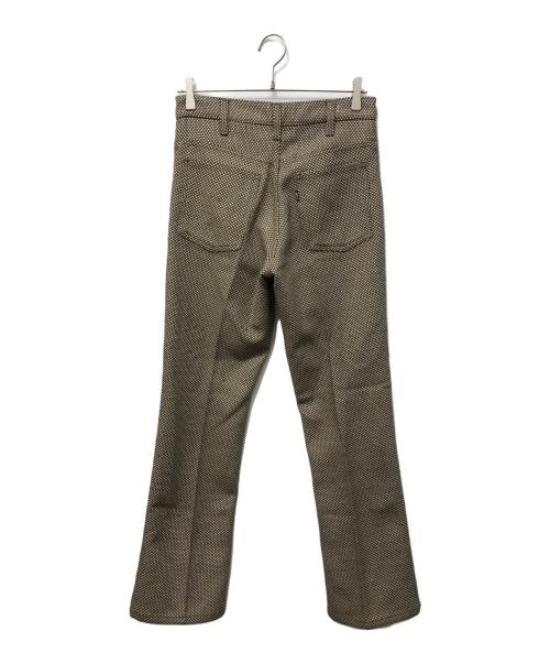 LEVI'S（リーバイス）LEVI'S (リーバイス) スタプレ ジャガードパンツ ブラウン×ベージュ サイズ:不明の古着・服飾アイテム