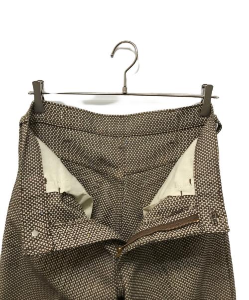 LEVI'S（リーバイス）LEVI'S (リーバイス) スタプレ ジャガードパンツ ブラウン×ベージュ サイズ:不明の古着・服飾アイテム