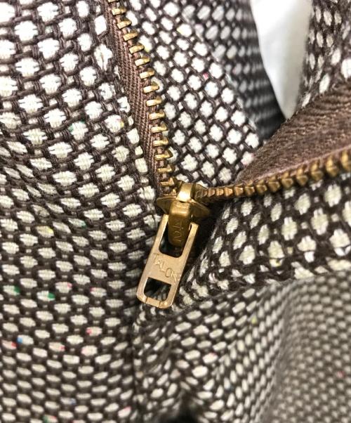 LEVI'S（リーバイス）LEVI'S (リーバイス) スタプレ ジャガードパンツ ブラウン×ベージュ サイズ:不明の古着・服飾アイテム