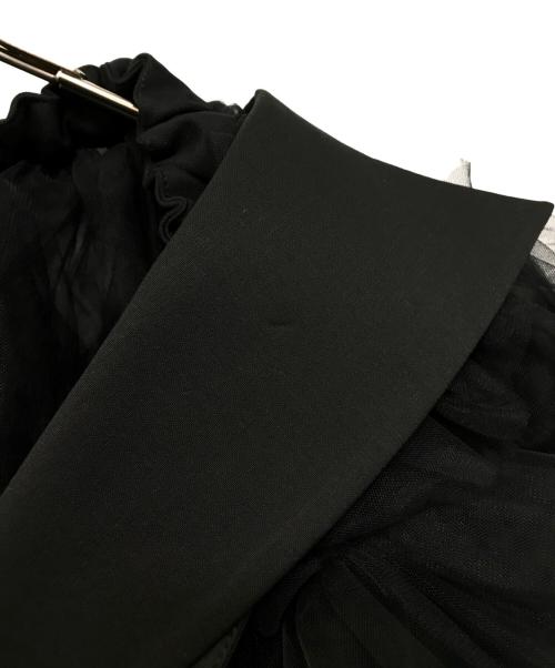 VIVIANO（ヴィヴィアーノ）VIVIANO (ヴィヴィアーノ) チュールベスト ネイビー×ブラック サイズ:Mの古着・服飾アイテム