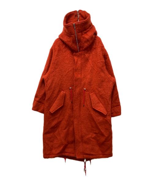 KANAKO SAKAI（カナコ サカイ）KANAKO SAKAI (カナコ サカイ) MOHAIR SHAGGY PARKA レッド サイズ:34の古着・服飾アイテム