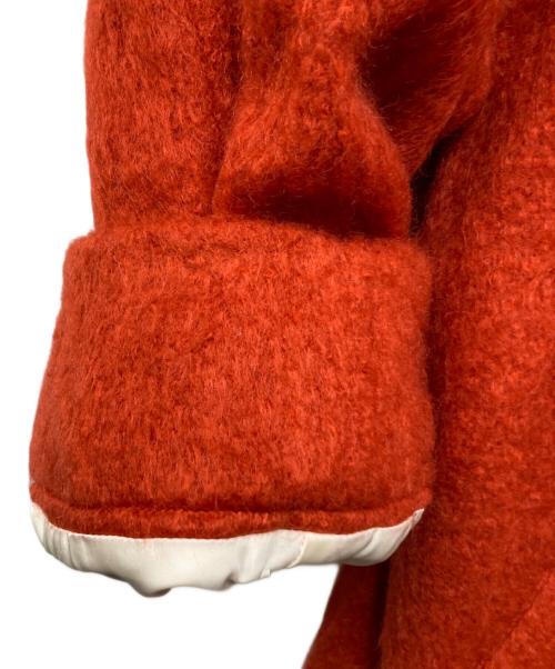 KANAKO SAKAI（カナコ サカイ）KANAKO SAKAI (カナコ サカイ) MOHAIR SHAGGY PARKA レッド サイズ:34の古着・服飾アイテム