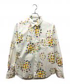 COMME des GARCONS HOMMEコムデギャルソン オム）の古着「総柄シャツ」｜ホワイト×マルチカラー