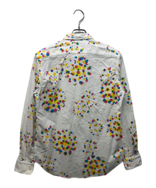 COMME des GARCONS HOMME（コムデギャルソン オム）COMME des GARCONS HOMME (コムデギャルソン オム) 総柄シャツ ホワイト×マルチカラー サイズ:Sの古着・服飾アイテム