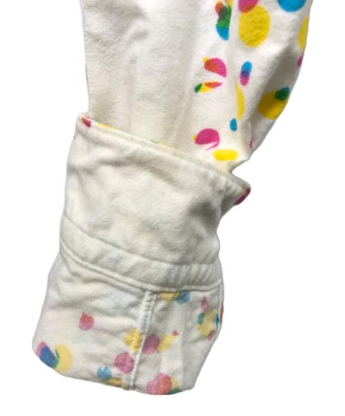 COMME des GARCONS HOMME（コムデギャルソン オム）COMME des GARCONS HOMME (コムデギャルソン オム) 総柄シャツ ホワイト×マルチカラー サイズ:Sの古着・服飾アイテム