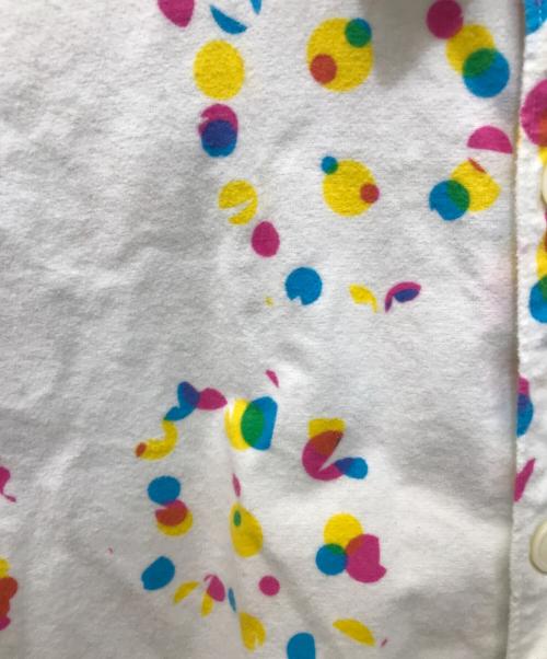 COMME des GARCONS HOMME（コムデギャルソン オム）COMME des GARCONS HOMME (コムデギャルソン オム) 総柄シャツ ホワイト×マルチカラー サイズ:Sの古着・服飾アイテム