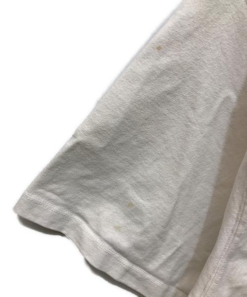 JIL SANDER（ジルサンダー）JIL SANDER (ジルサンダー) ロゴプリントボトルネックオーバーサイズTシャツ ホワイト サイズ:XLの古着・服飾アイテム