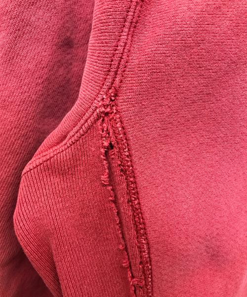 Champion（チャンピオン）Champion (チャンピオン) スクリプトロゴリバースウィーブスウェット レッド サイズ:Lの古着・服飾アイテム